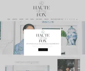 Hautegreyfox.com(Haute Grey Fox) Screenshot