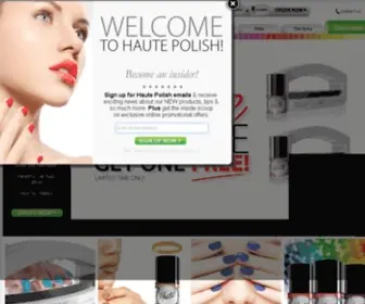 Hautepolish.com(Gel Nail Polish) Screenshot