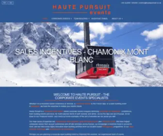 Hautepursuit.co.uk(Corporate events) Screenshot