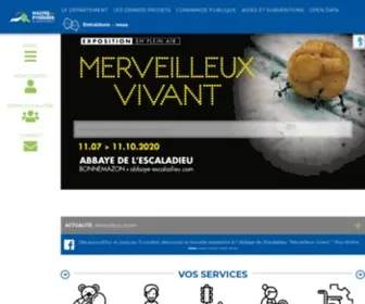 Hautespyrenees.fr(Accueil) Screenshot