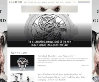 Hautetime.com(Best Luxury Watch Brands) Screenshot