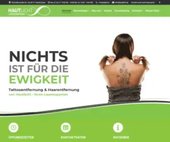 Hautlicht.de(Hautlicht GmbH) Screenshot