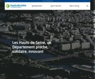 Hauts-DE-Seine.fr(Conseil départemental des Hauts) Screenshot