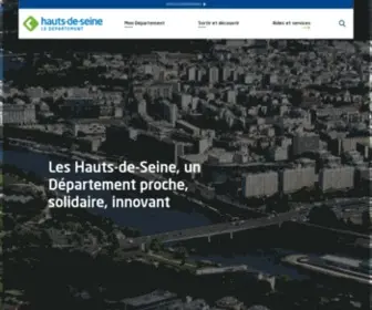 Hauts-DE-Seine.net(Conseil d) Screenshot