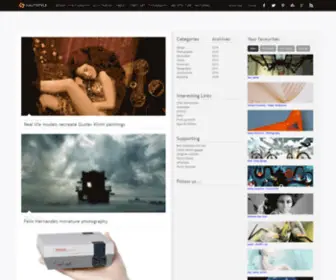 Hautstyle.co.uk(Photography, Art and Design inspiration Blog) Screenshot