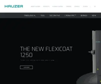 Hauzertechnocoating.com(Hauzer Technocoating) Screenshot