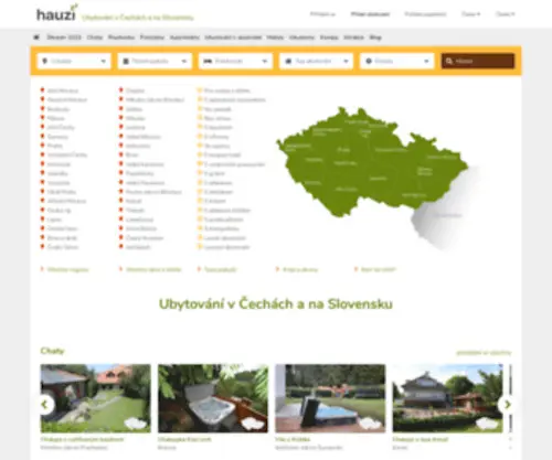 Hauzi.cz(Ubytovanie na Slovensku) Screenshot