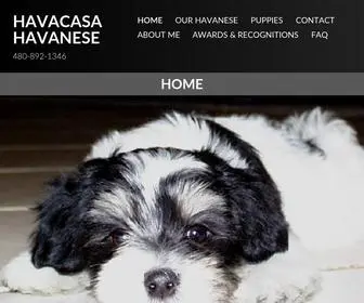 Havacasahavanese.com(Havacasa Havanese) Screenshot