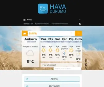 Havadurumu.me(İstanbul) Screenshot