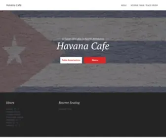 Havanacafema.com(For restaurants near me in North Attleboro Havana Cafe) Screenshot