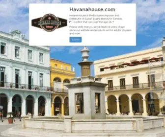 Havanahouse.com(Please Verify Your Age) Screenshot