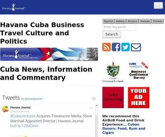 Havanajournal.com(Havana Cuba Business Culture Politics and Travel News and Information) Screenshot