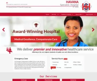 Havanaspecialisthospital.com(Havana Specialists Hospital Limited) Screenshot