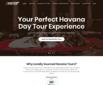 Havanatourcompany.com(Locally Sourced Havana Tours) Screenshot