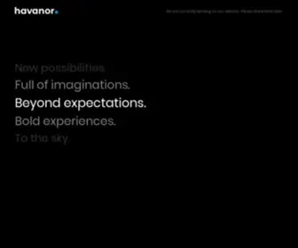 Havanor.com(Beyond Expectations) Screenshot