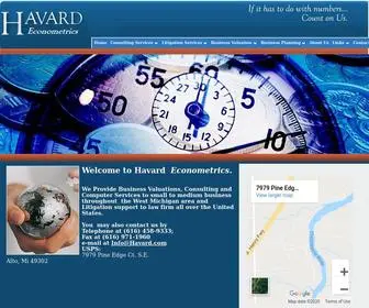 Havard.com(Havard & Econometrics) Screenshot