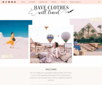 Have-Clothes-Will-Travel.com(Have Clothes) Screenshot