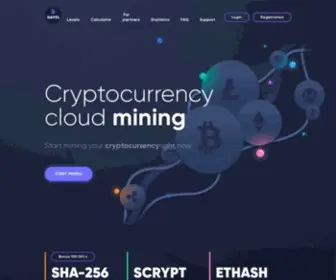 Havel.biz(Cryptocurrency cloud mining) Screenshot