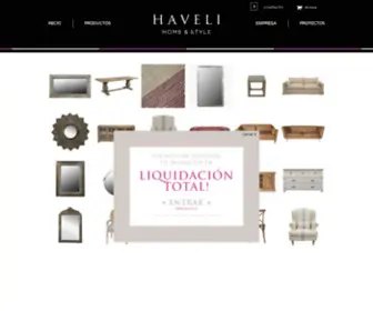 Haveli.com.uy(HAVELI Home & Style) Screenshot