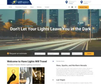 Havelights.com(Have Lights Will Travel) Screenshot