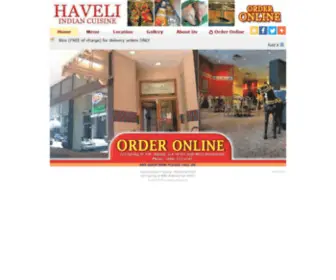 Haveliindiancuisineatlanta.com(Haveli Indian Cuisine) Screenshot