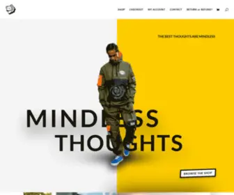 Havemindlessthoughts.com(Urban Clothing Line from New Haven) Screenshot