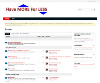 Havemoreforless.com(VBulletin Cloud) Screenshot