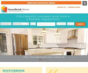 Havenbrookhomes.com(Rental Homes) Screenshot