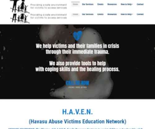 Havencenterlhc.org(Providing a safe environment for victims to access services) Screenshot