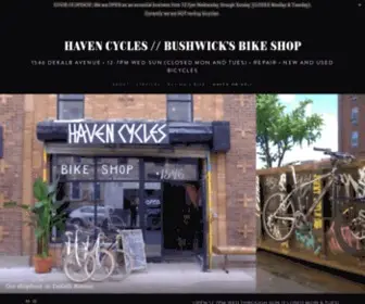 Havencyclesnyc.com(Haven Cycles // Bushwick's Bike Shop) Screenshot