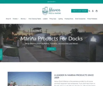 Havendock.com(Haven Dock & Marine) Screenshot