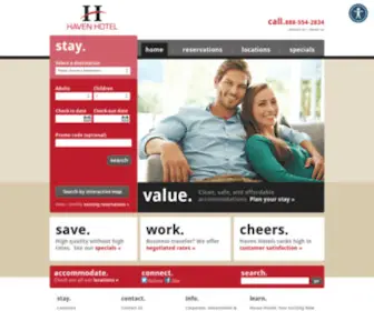 Havenhotels.com(Haven Hotels) Screenshot