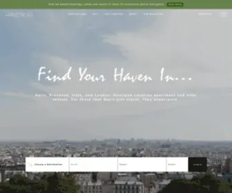 Haveninparis.com(Haven in Paris) Screenshot