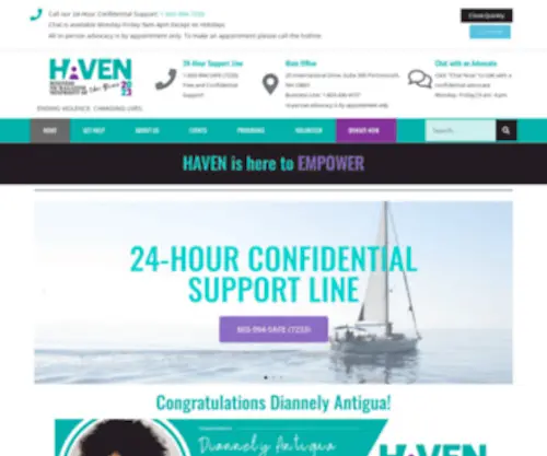 Havennh.org(HAVEN NH) Screenshot