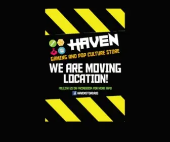 HavenStore.com.au(Haven Gaming and Pop Culture) Screenshot