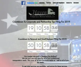 Haventbs.com(Haven Transportation Business Solutions) Screenshot