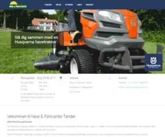 Haveogparkcenter.dk(Have) Screenshot