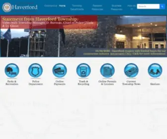 Haverfordtownship.org(Haverford) Screenshot