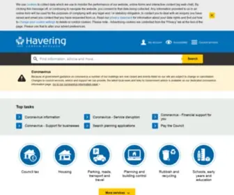 Havering.gov.uk(The London Borough of Havering) Screenshot