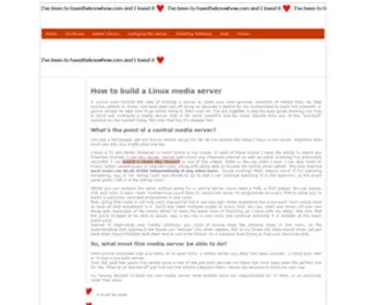 Havetheknowhow.com(How to Build a Linux Media Server) Screenshot