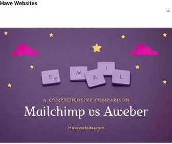 Havewebsites.com(The Best Website Tools For Your Project Compared) Screenshot