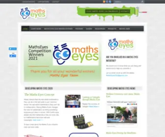 Haveyougotmathseyes.com(Have You Got Maths Eyes) Screenshot