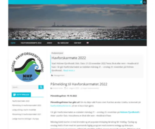 HavForsk.no(Norsk Havforskerforening) Screenshot