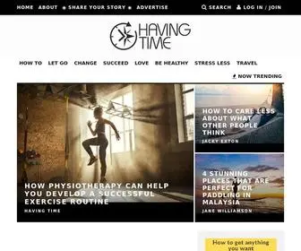 Havingtime.com(Everyone Is a Story Ready to Be Told) Screenshot