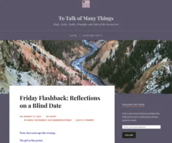 Havinsnest.com(Trials, Trails, Truths, Triumphs, and Tales of the HavinsNest) Screenshot