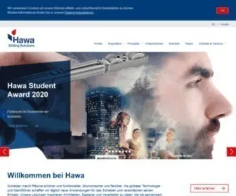 Hawa.com(Hawa Sliding Solutions) Screenshot