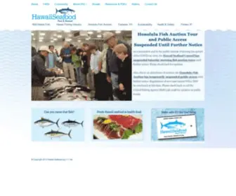 Hawaii-Seafood.org(Pure & Natural) Screenshot