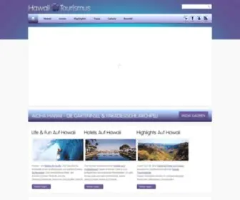 Hawaii-Tourismus.com(Hawaii) Screenshot