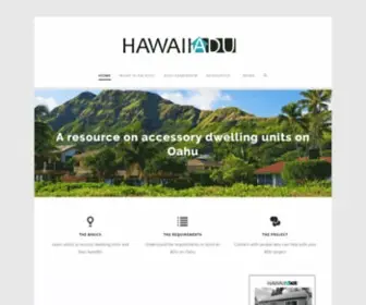 Hawaiiadu.org(Hawaii ADU) Screenshot