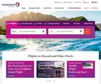 Hawaiianairlines.com(Hawaiian Airlines) Screenshot
